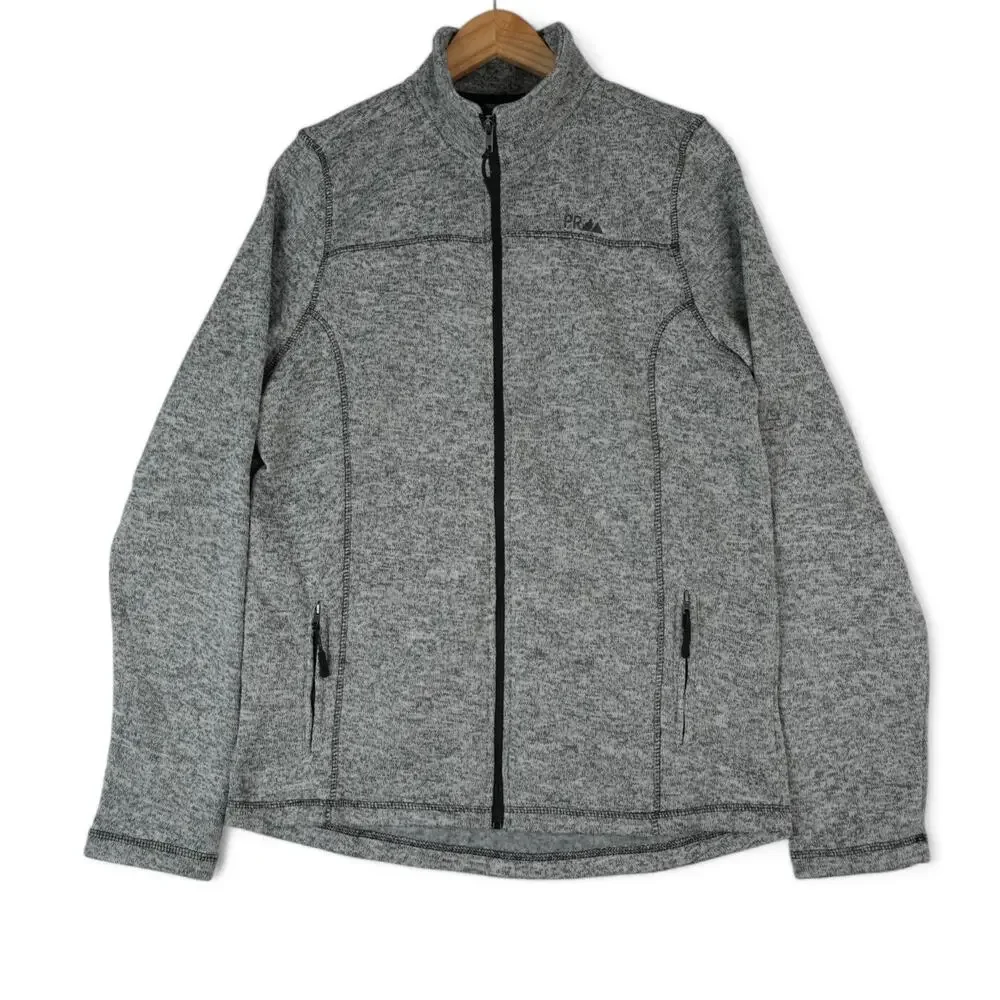 Powder River Outfitters Jacket Kids‎ XXL Knit Melange Gray Pullover DK92C01485